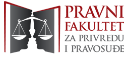 Pravni fakultet za privredu i pravosuđe logo
